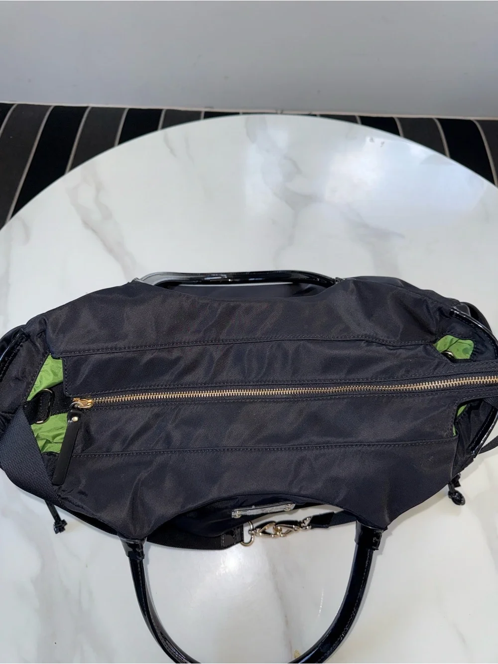 kate spade Black Nylon Tote with Dual Straps